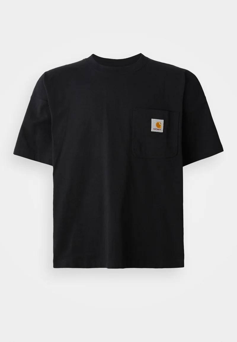 T-shirt noir à poche poitrine Carhartt