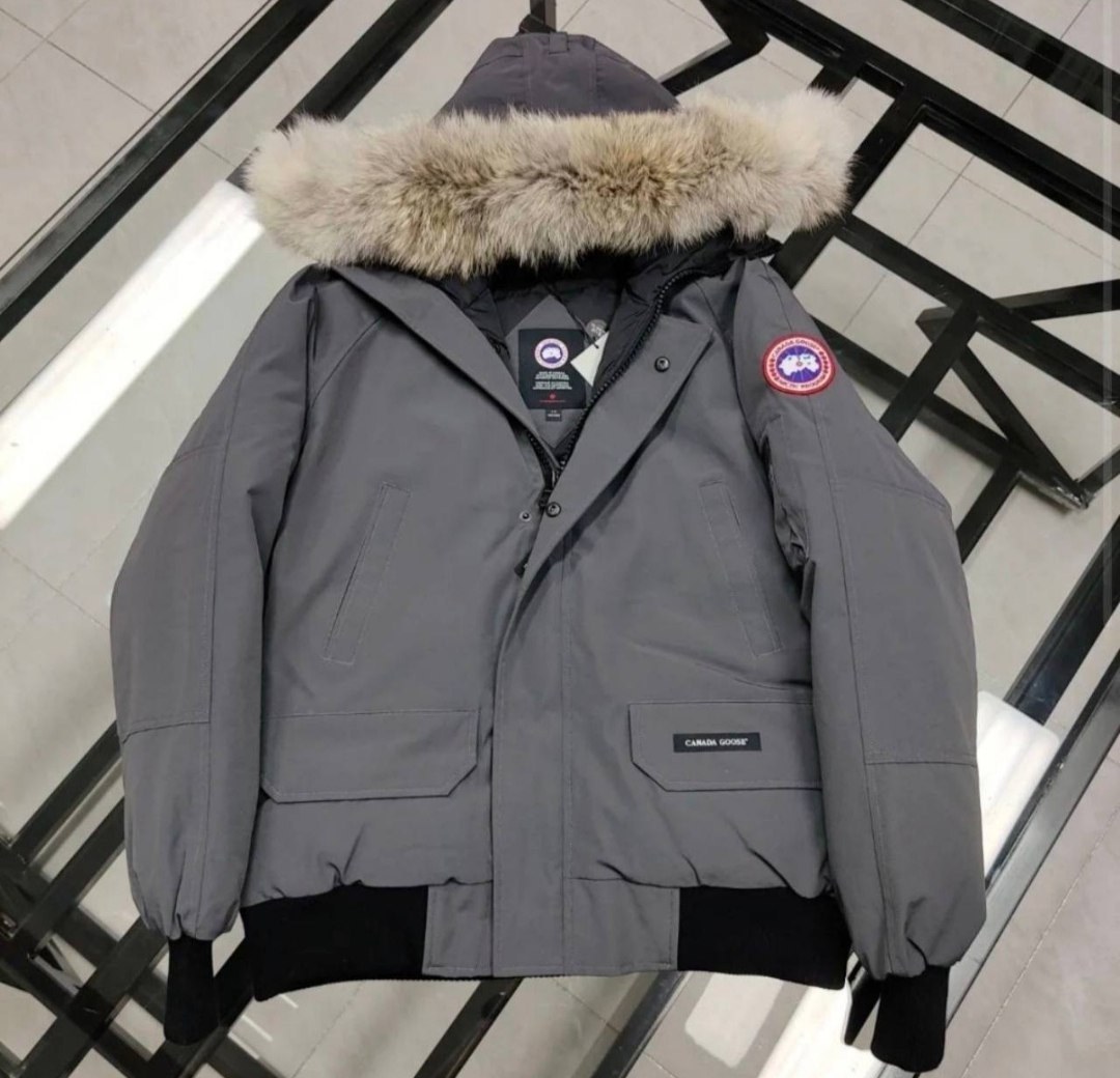 Bombardier Canada Goose Chilliwack gris à fourrure