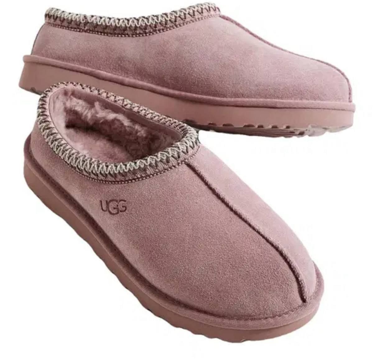 Chaussons UGG Tasman en daim vieux rose