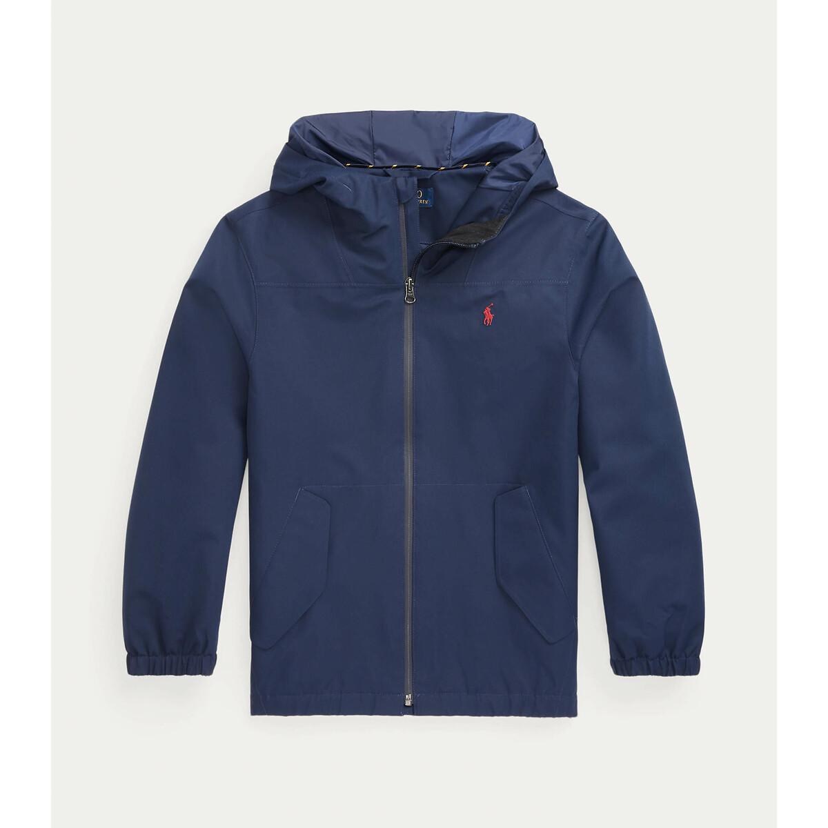 Coupe-vent à capuche Ralph Lauren bleu marine