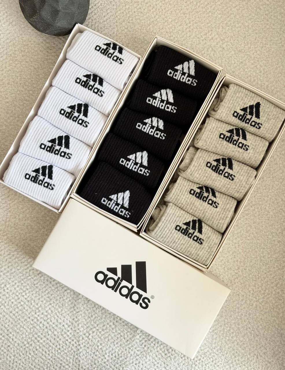 Coffret de chaussettes montantes côtelées Adidas