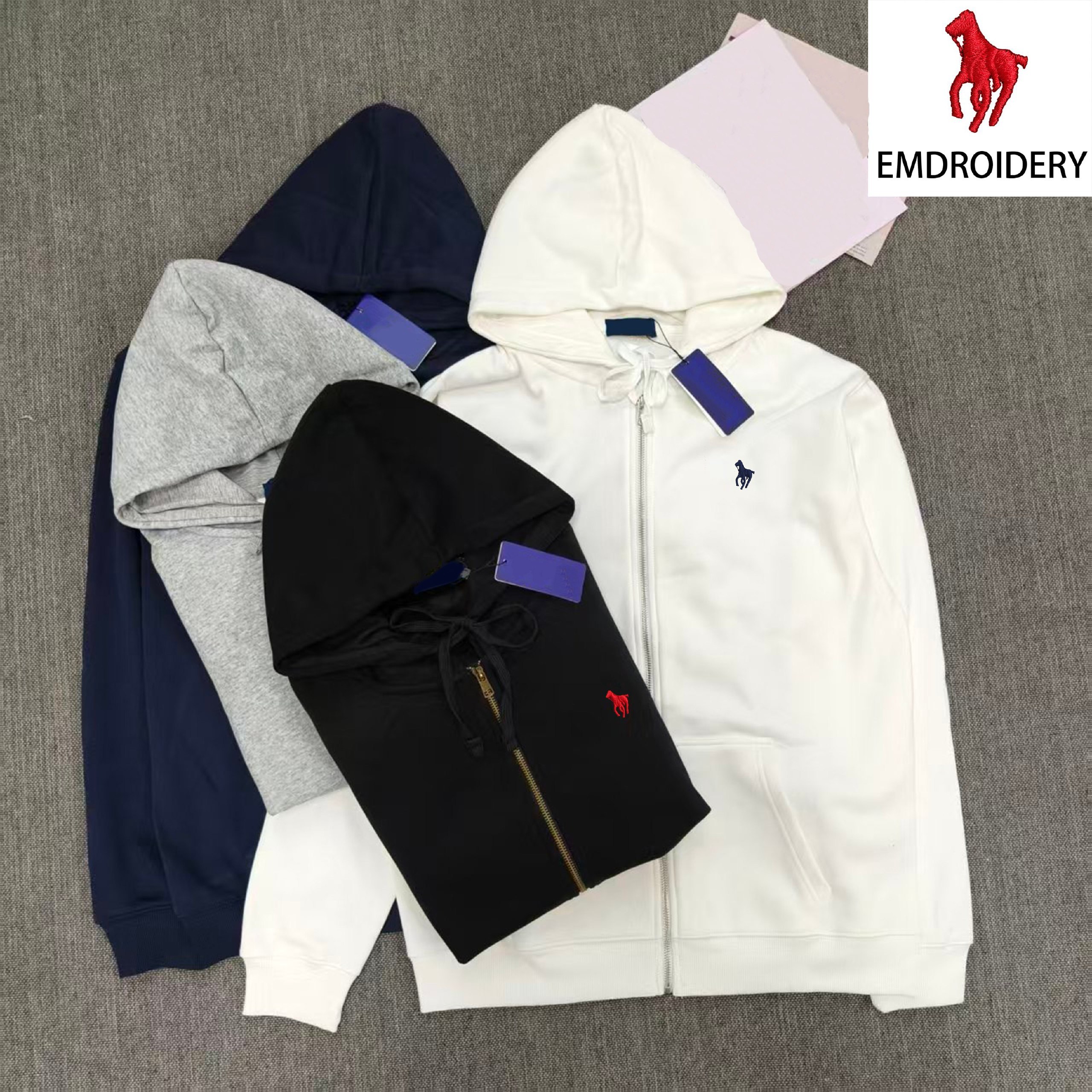 Sweat zippé à capuche Ralph Lauren
