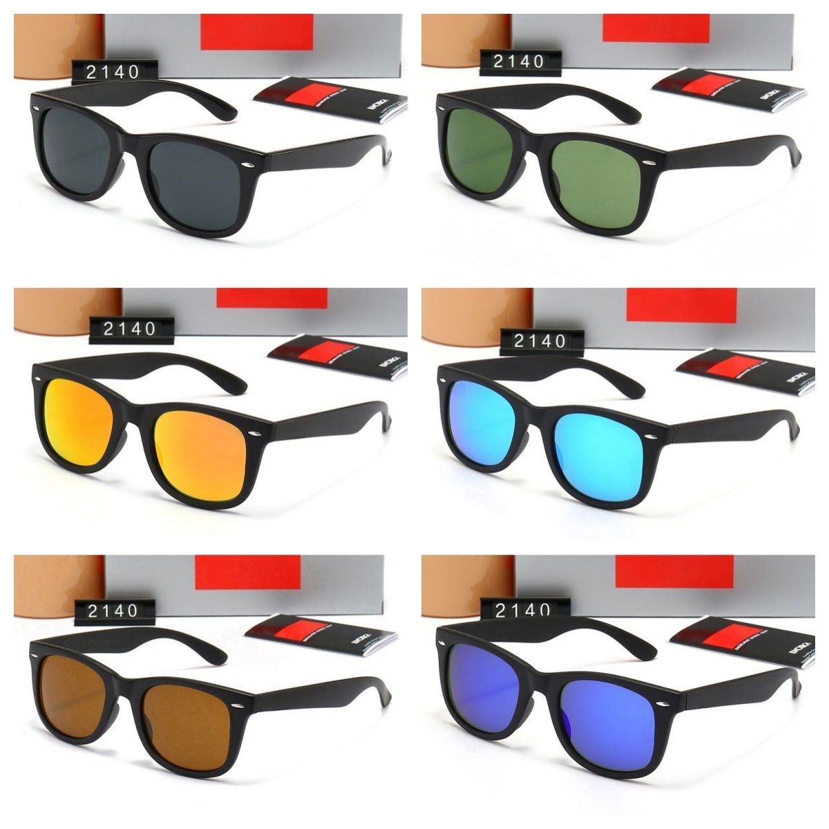 Lunettes de soleil Ray-Ban 2140 carrées
