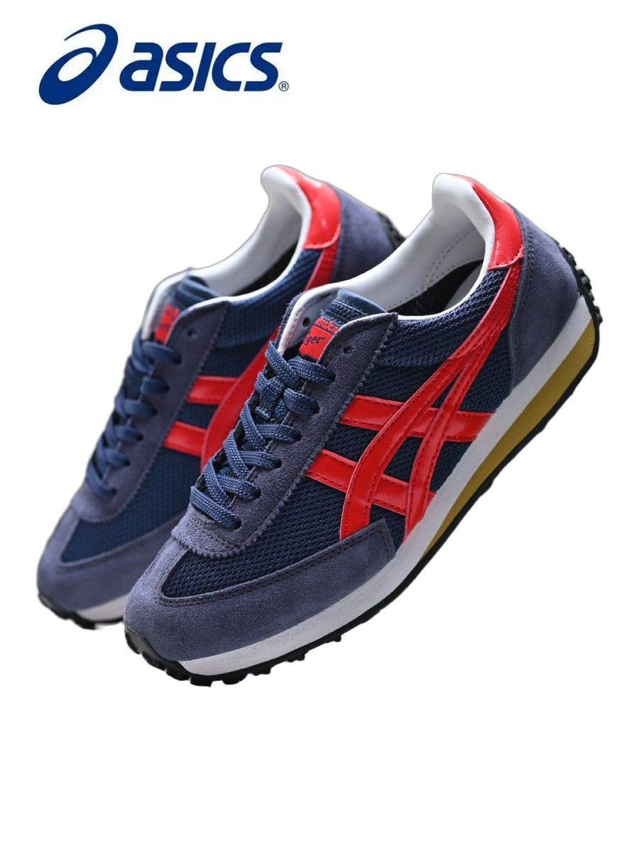 Baskets Onitsuka Tiger bleues et rouges