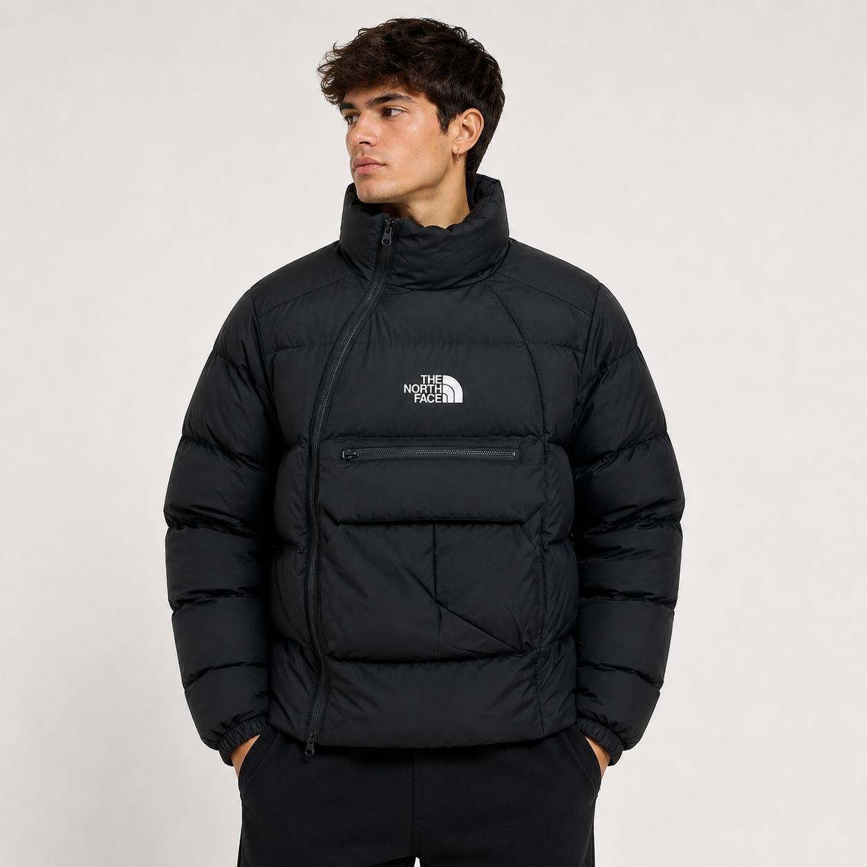 Doudoune The North Face anorak à col montant noire