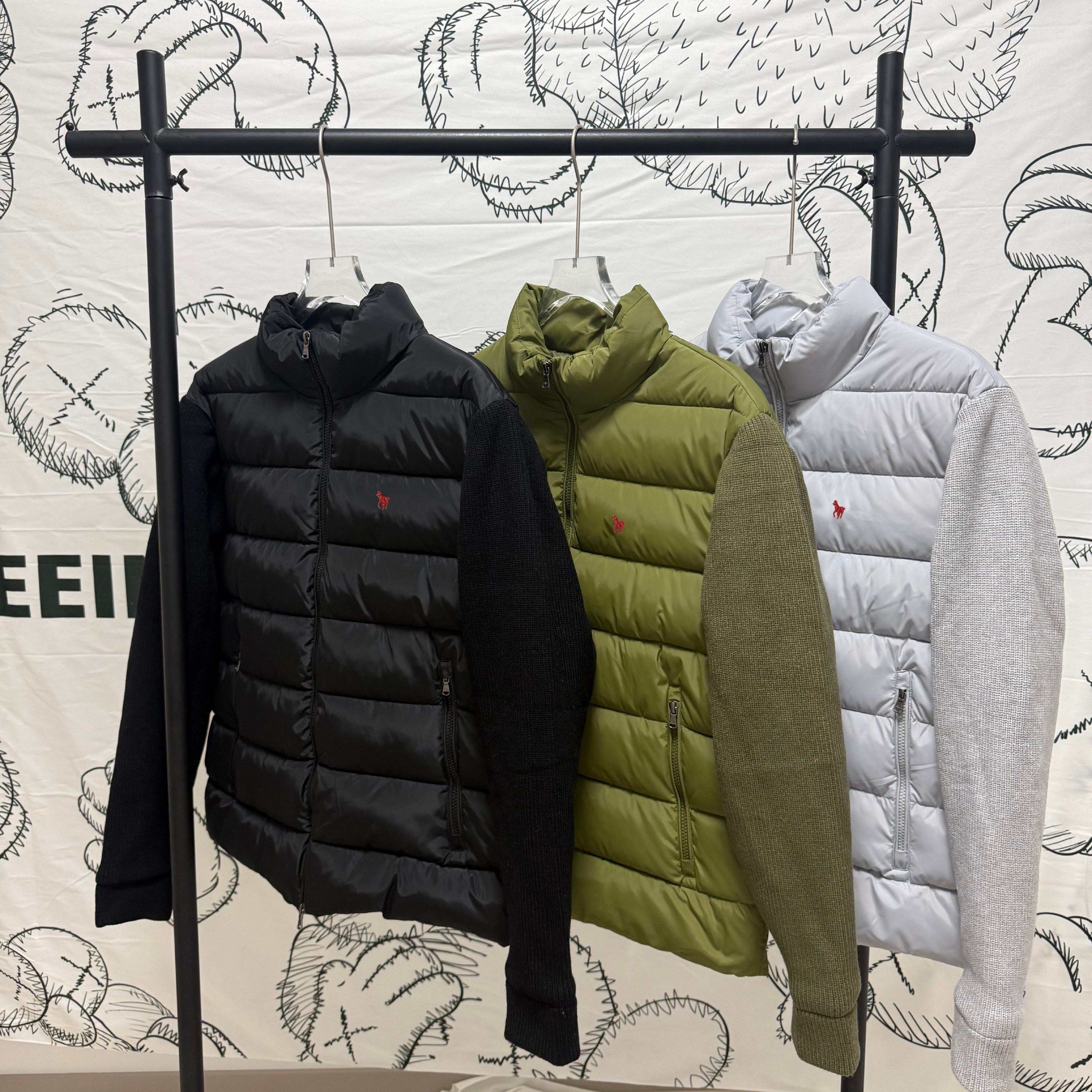 Cardigan doudoune hybride Polo Ralph Lauren