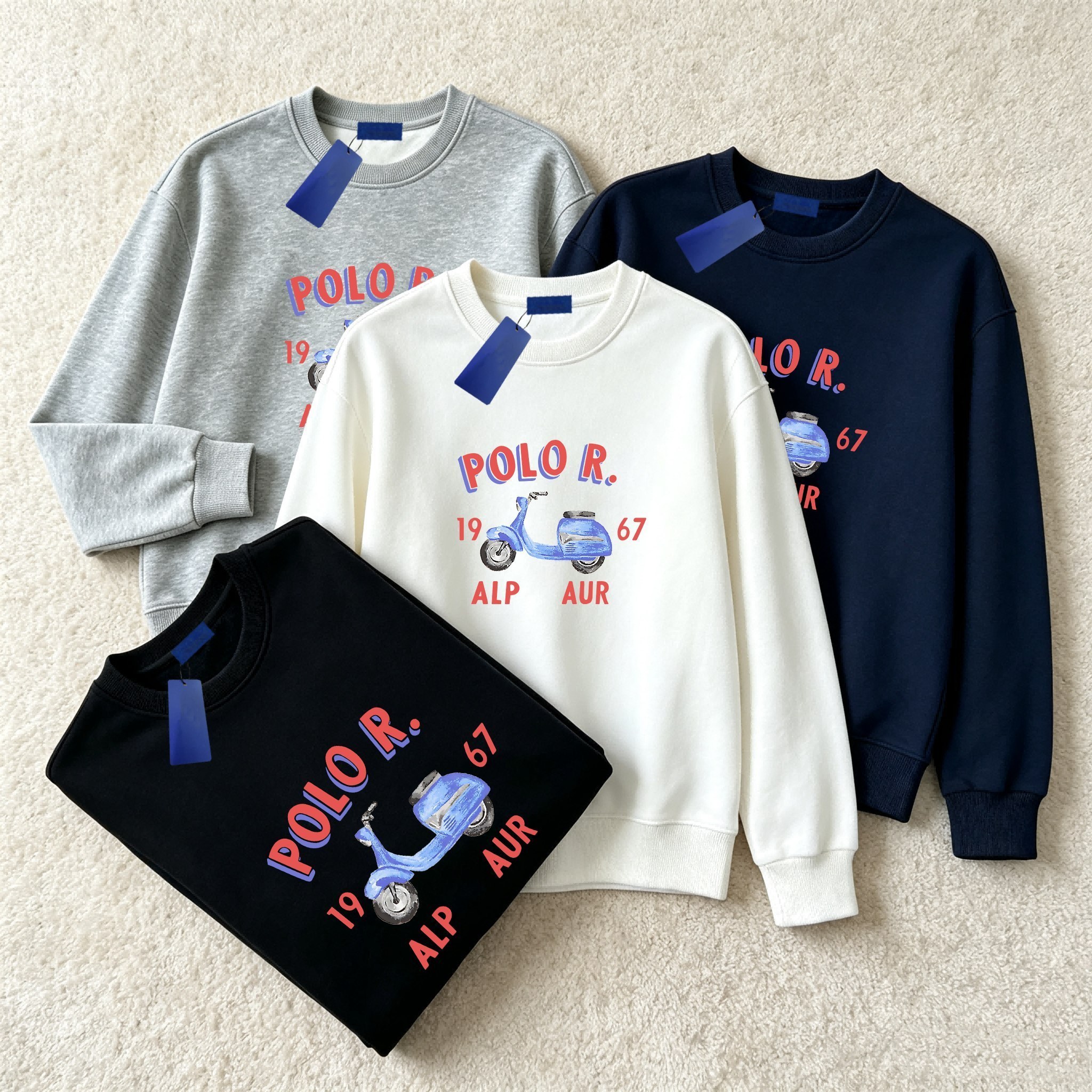 Sweat Polo Ralph Lauren imprimé scooter