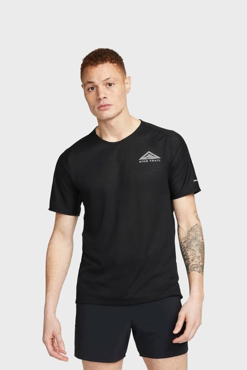 T-shirt de running Nike Trail noir