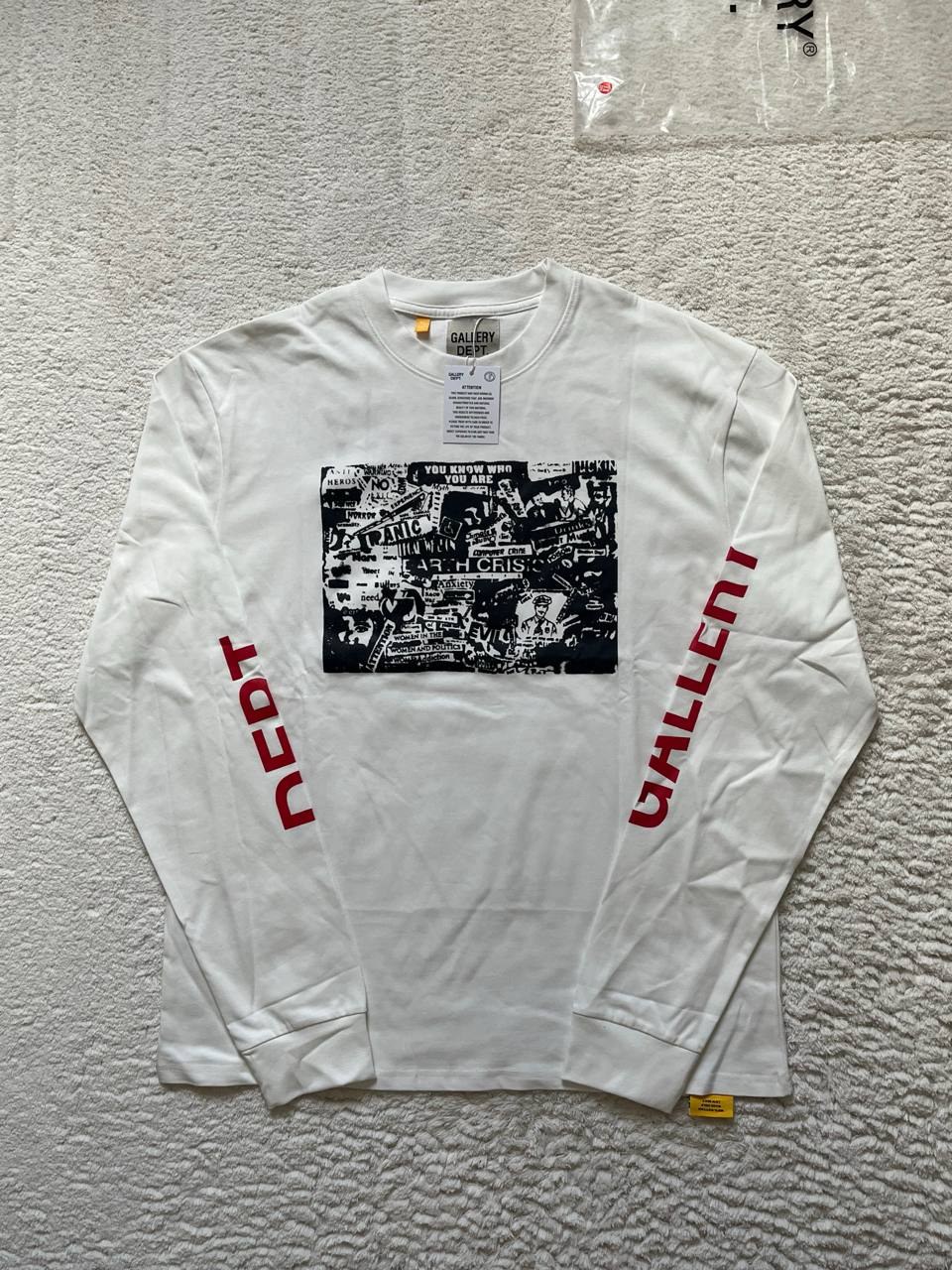 T-shirt manches longues Gallery Dept blanc