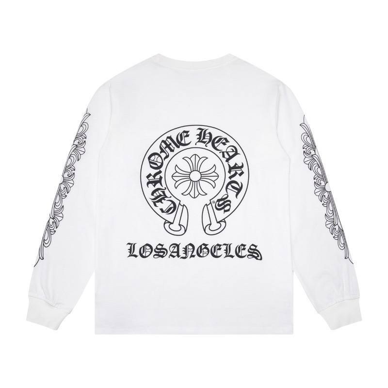 T-shirt manches longues Chrome Hearts blanc