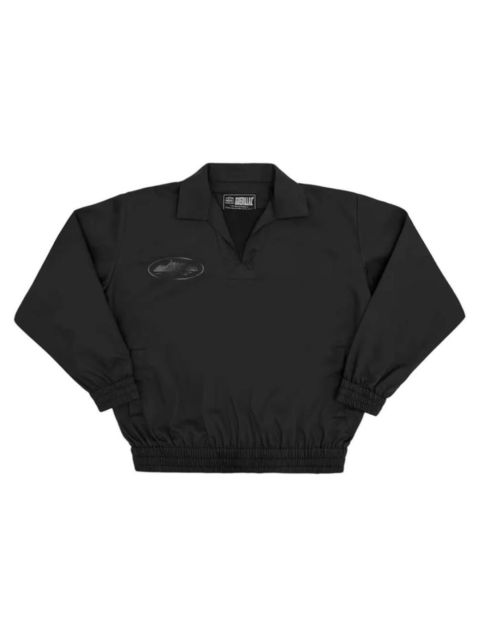 Veste coupe-vent Corteiz Guerillaz noire