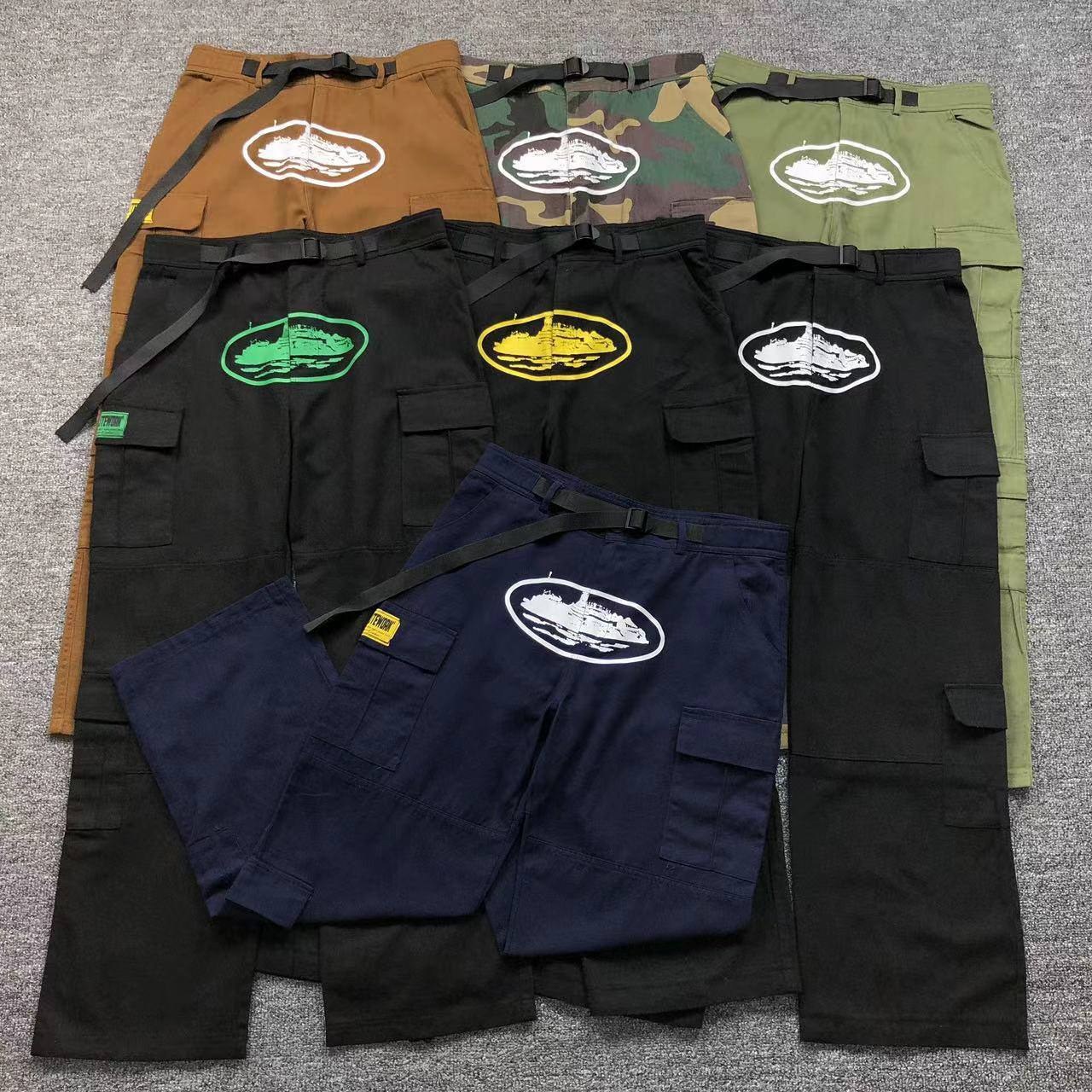 Pantalons cargo Corteiz avec ceinture intégrée
