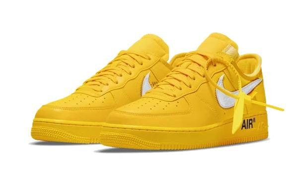 Baskets Nike Air Force 1 Low x Off-White jaunes
