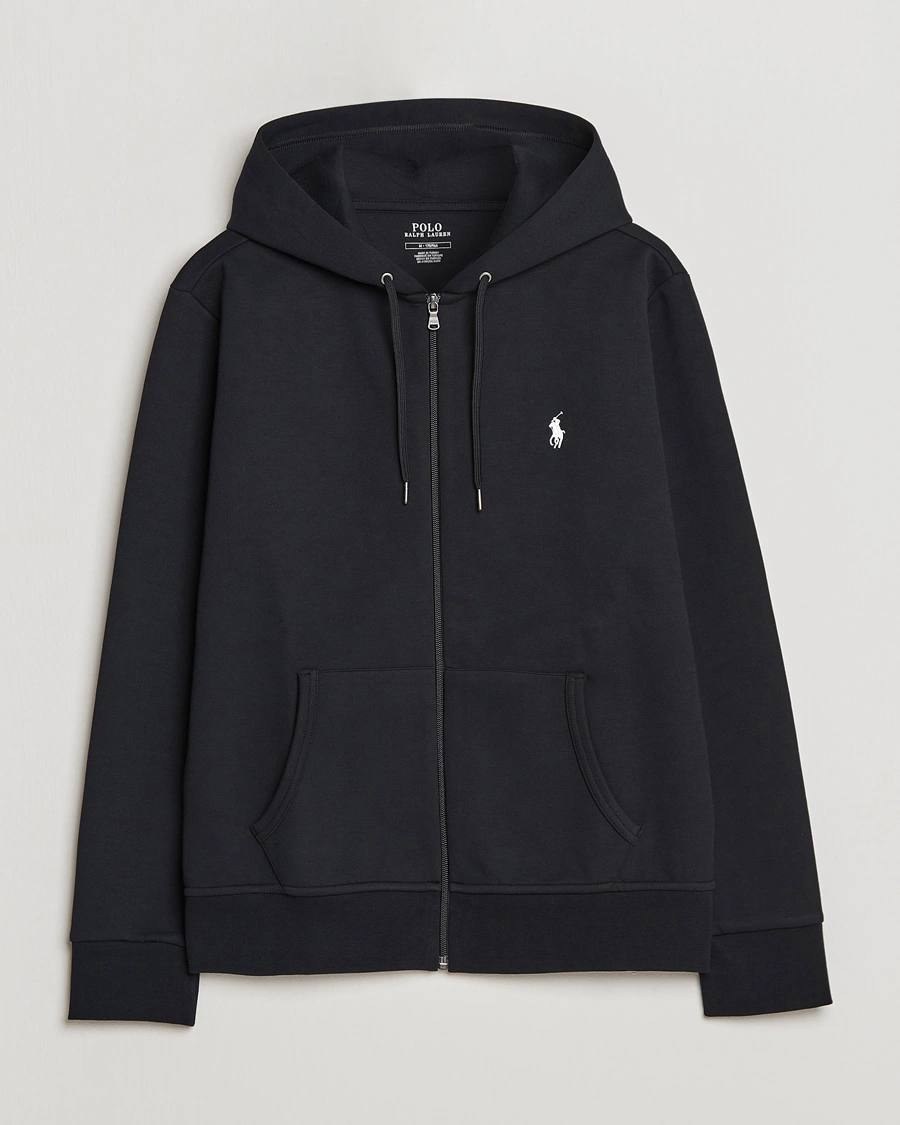Sweat zippé à capuche Ralph Lauren noir