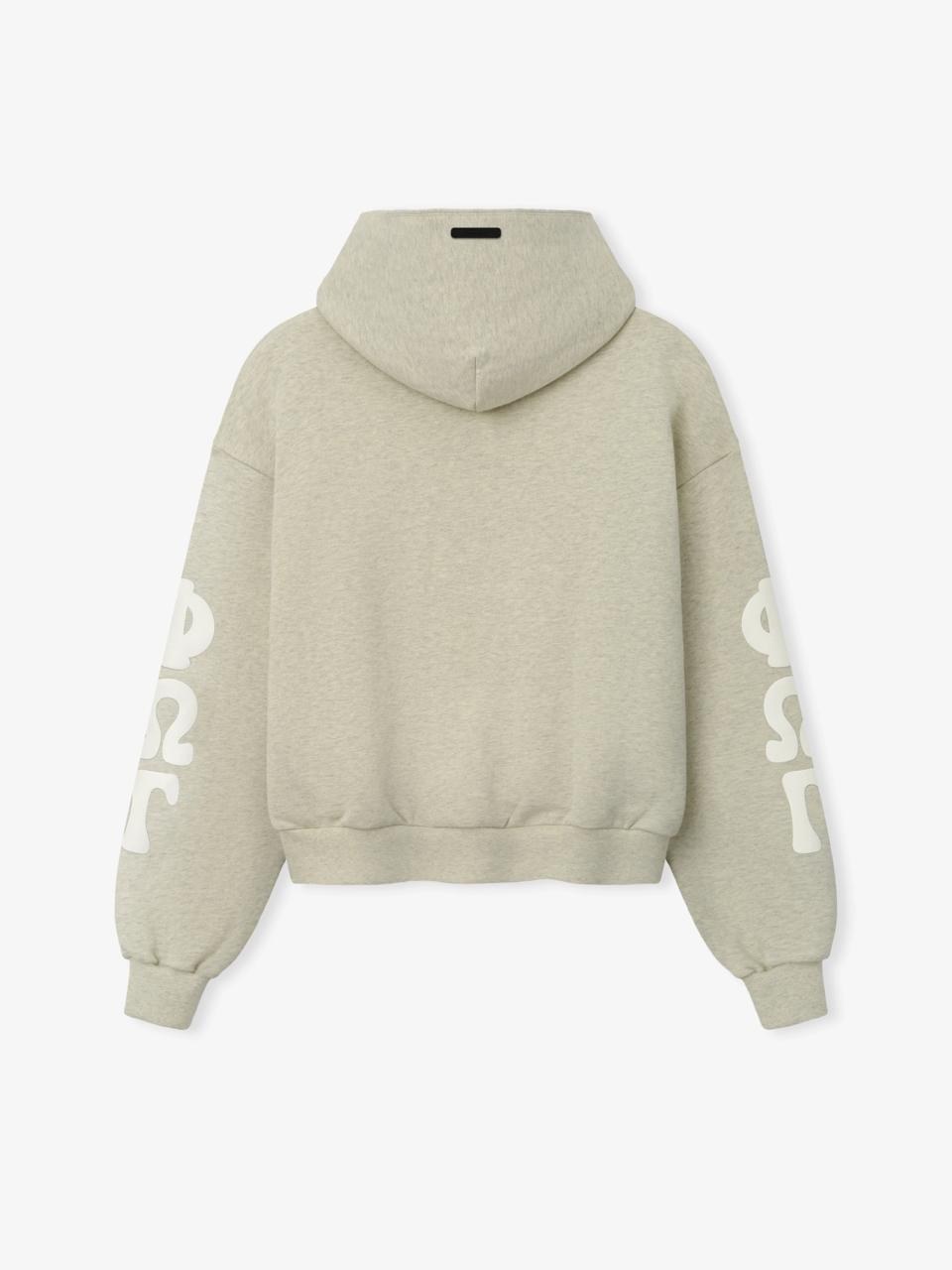 Sweat à capuche Essentials beige chiné