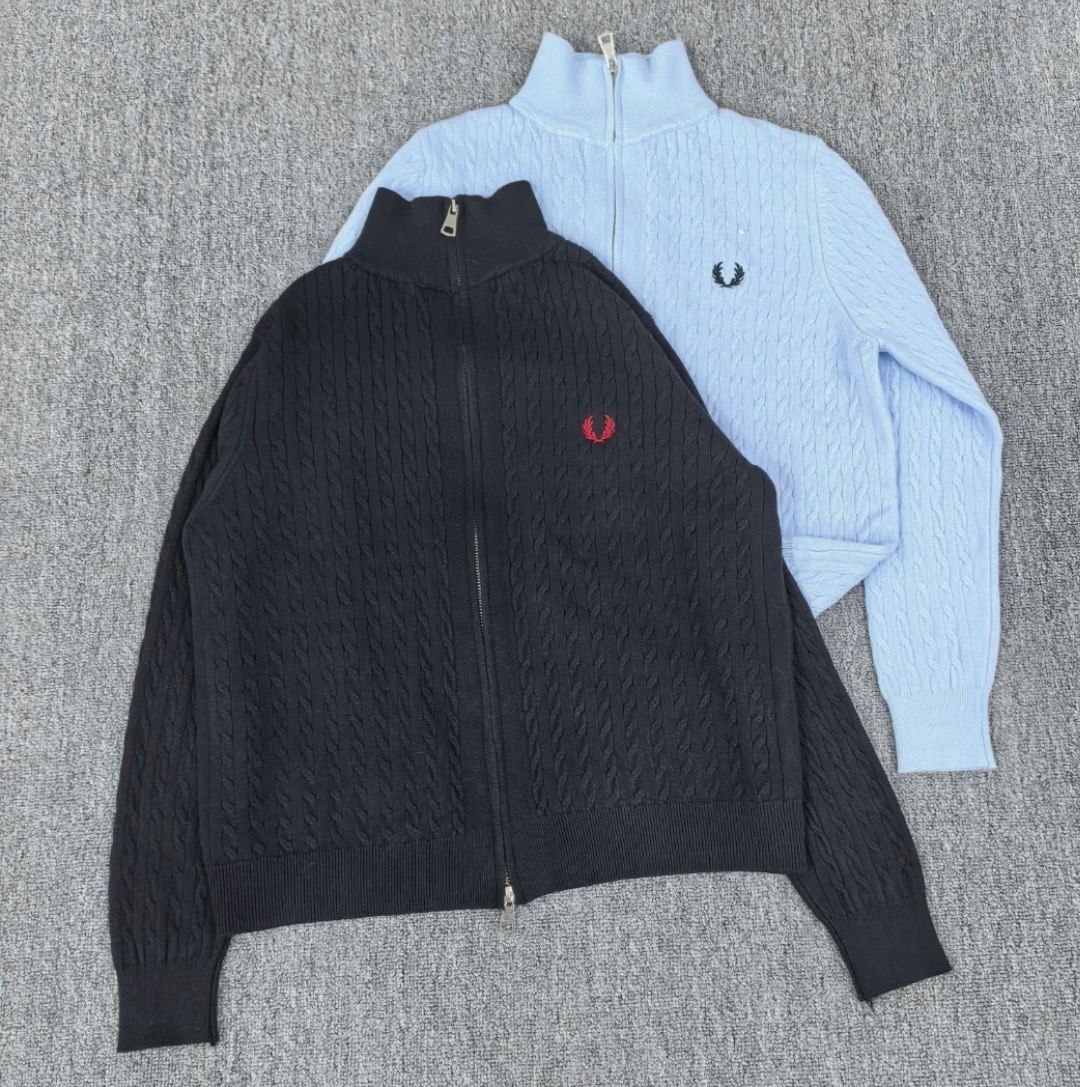 Veste maille Fred Perry femme