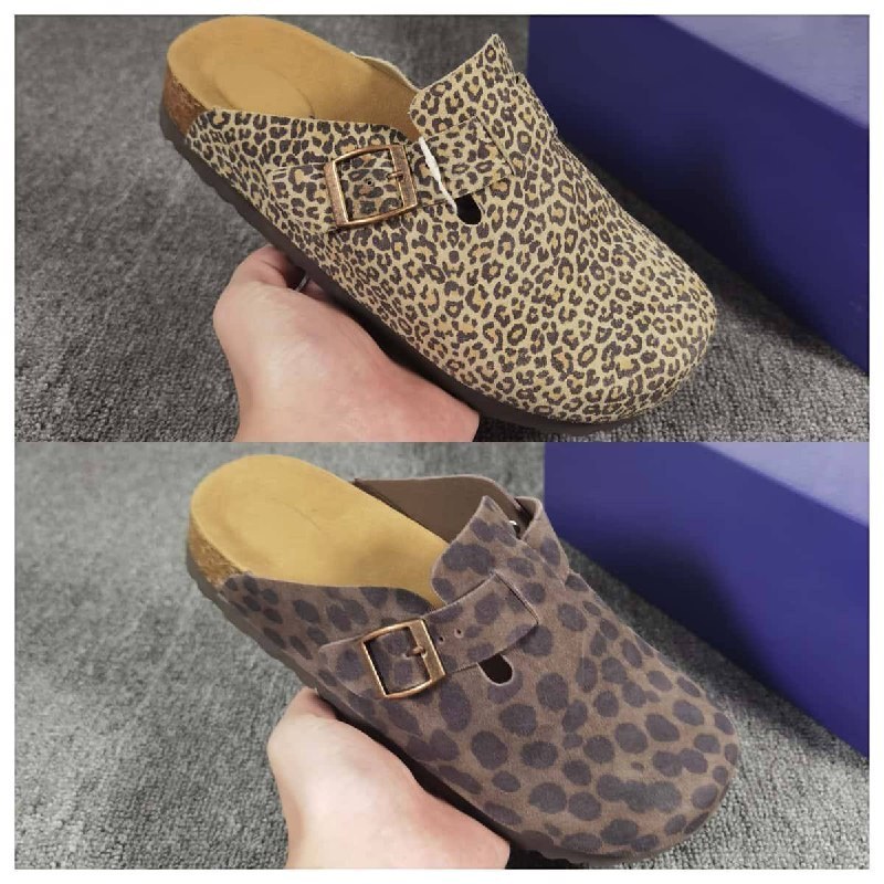 Birkenstock Boston Léopard