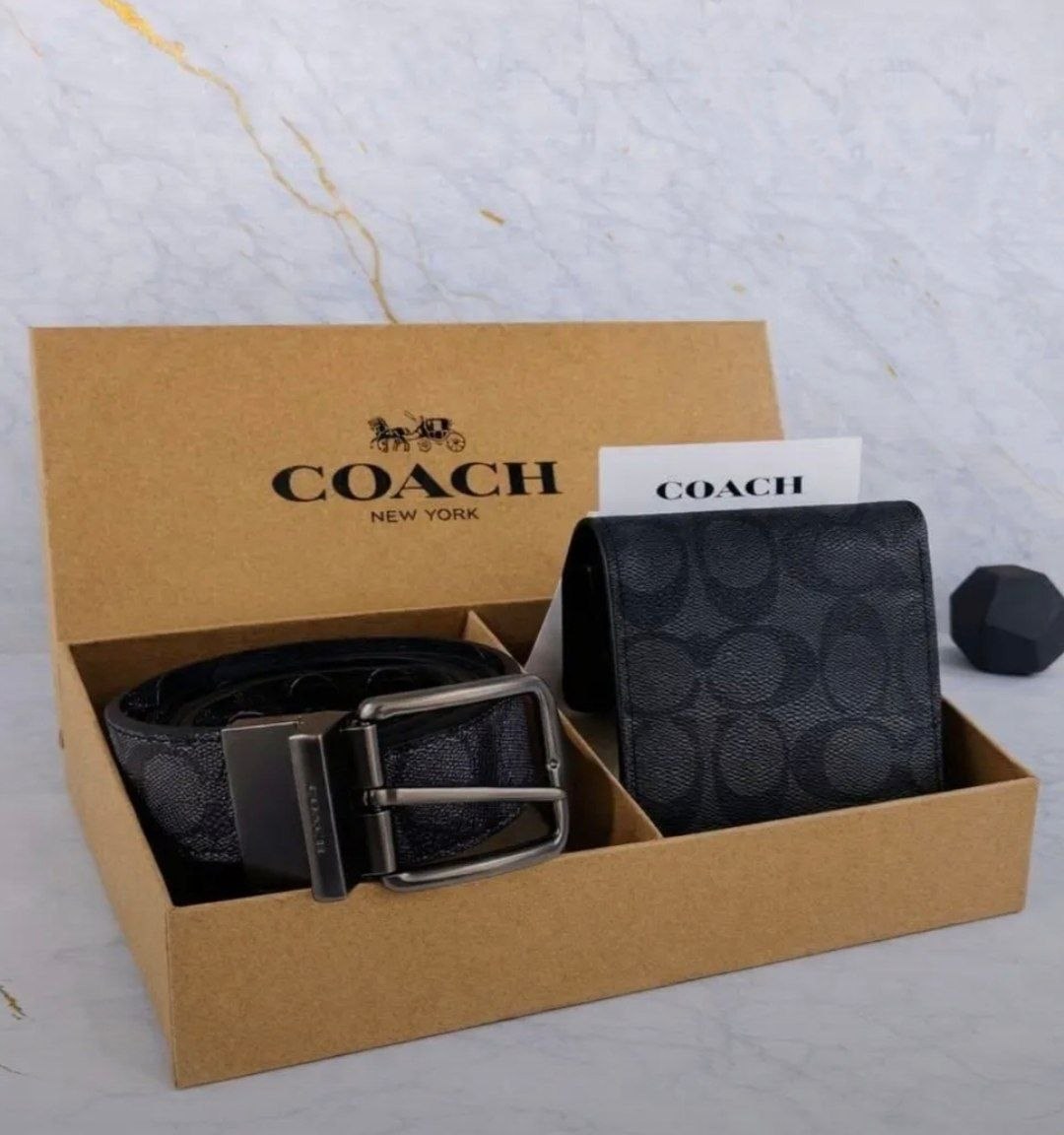 Ceinture y portefeuille Coach