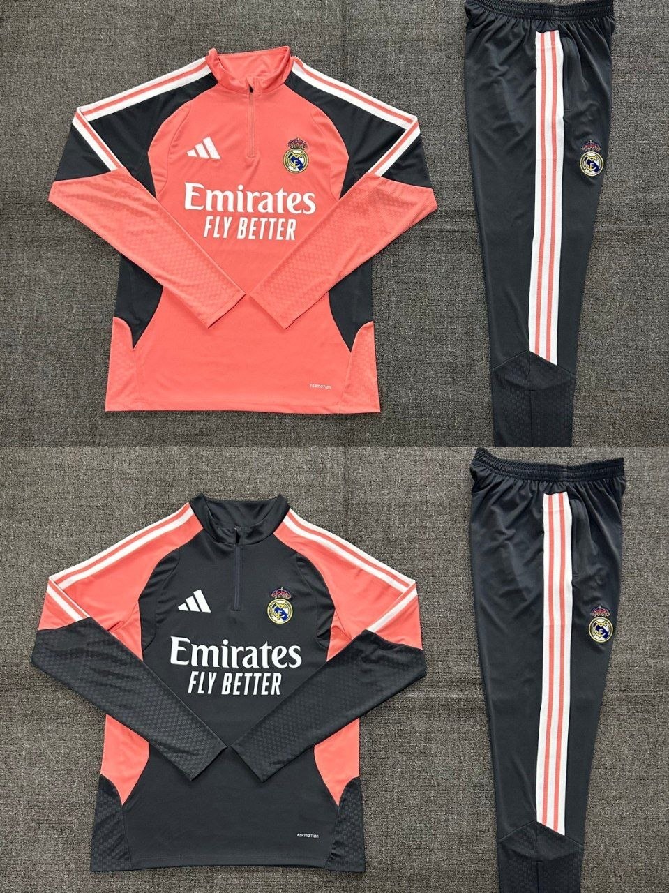 Survêtement Real Madrid half zip