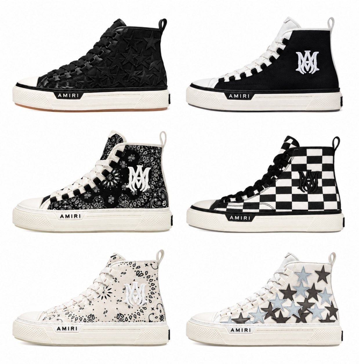 Chaussures Amiri Stars Court High