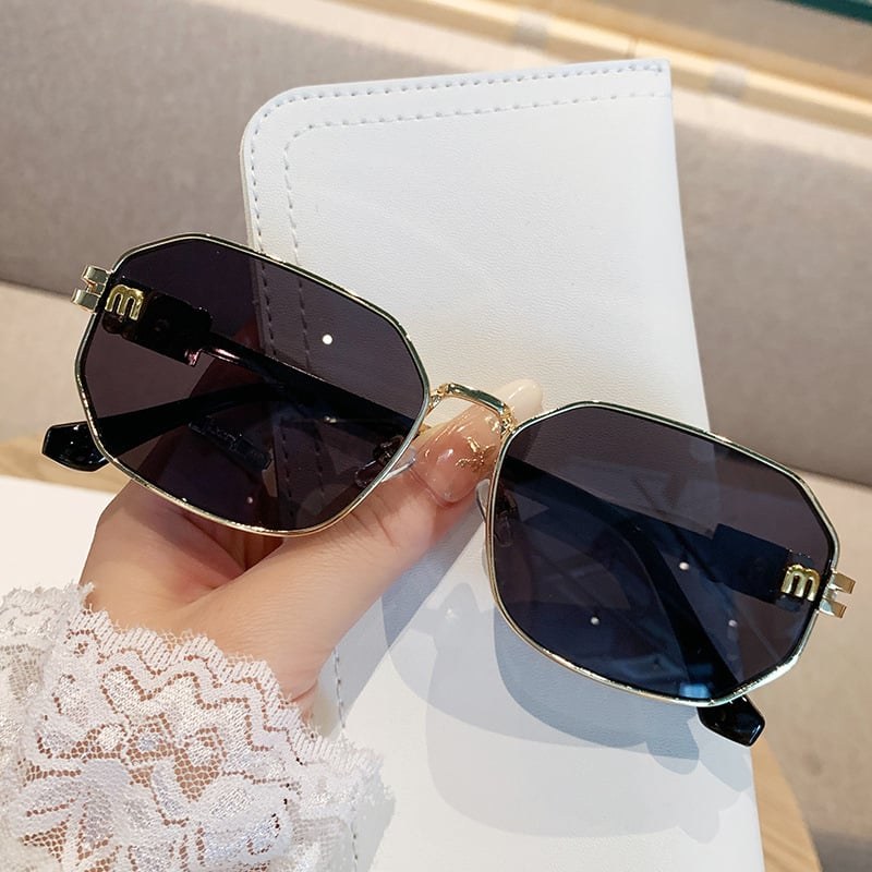 Lunettes Rétro En Métal