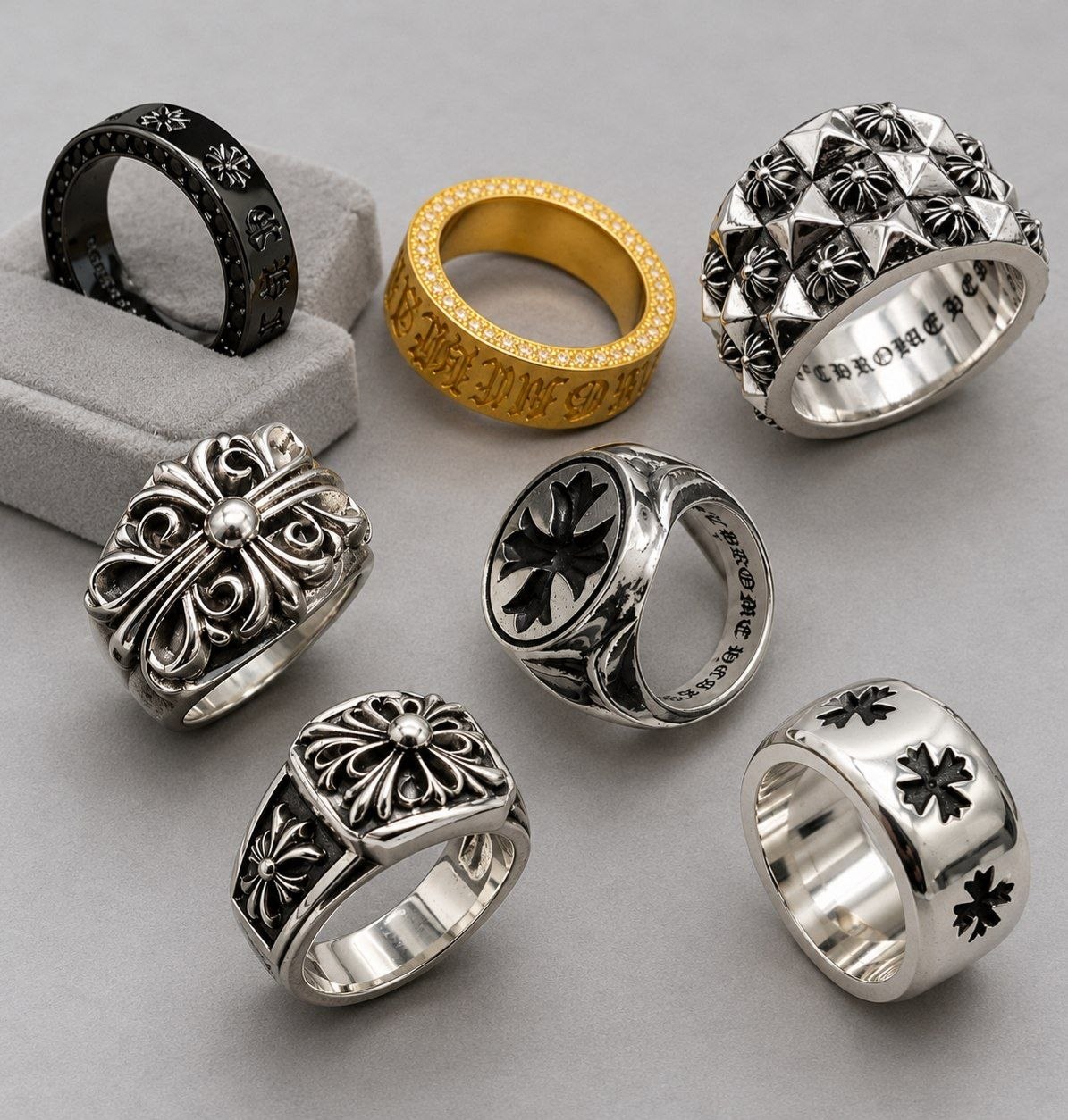 Bagues Chrome Hearts