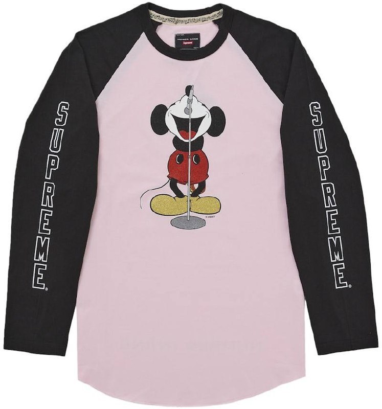 T-shirt Manches Longues Supreme Mickey