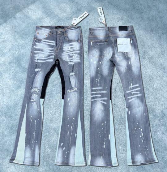 Purple jeans