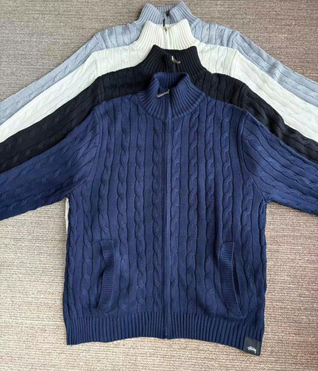 Veste maille Stussy