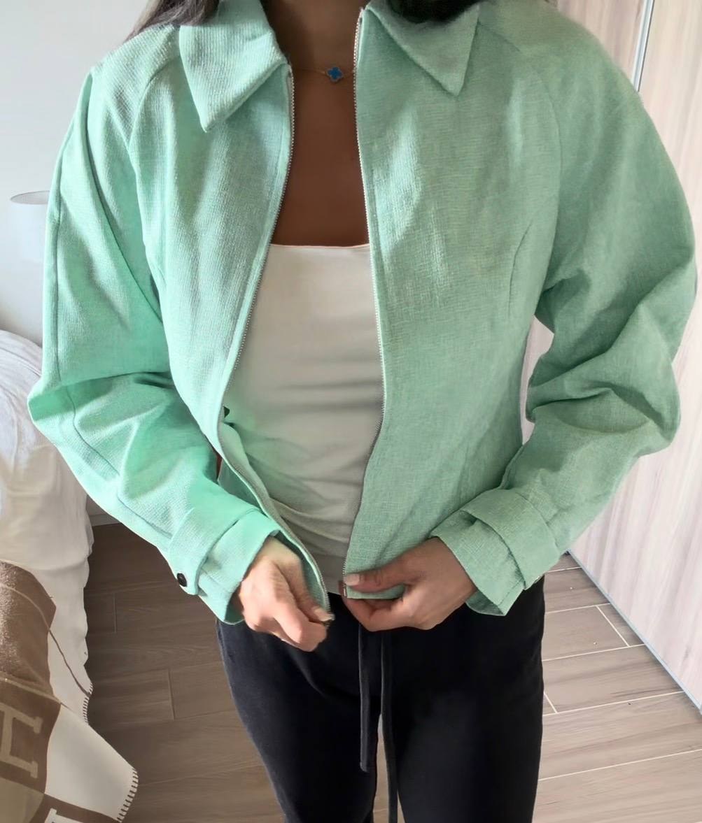 Veste Turquoise Zara