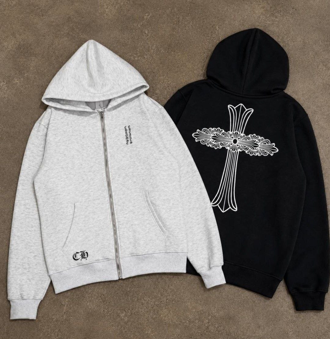 Sweat zip Chrome Hearts