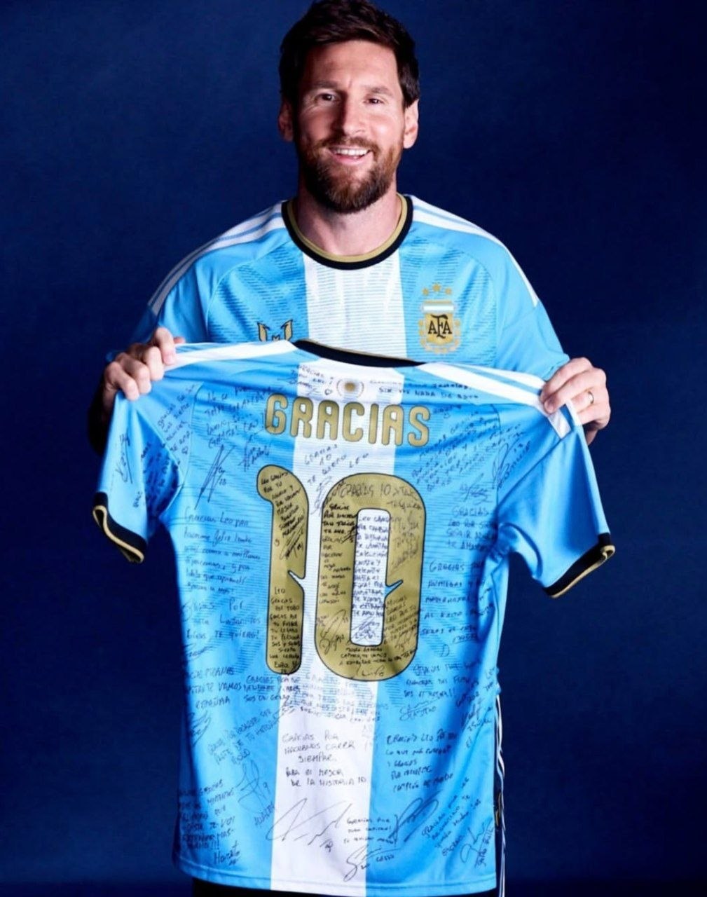 T-shirt firmada Messi