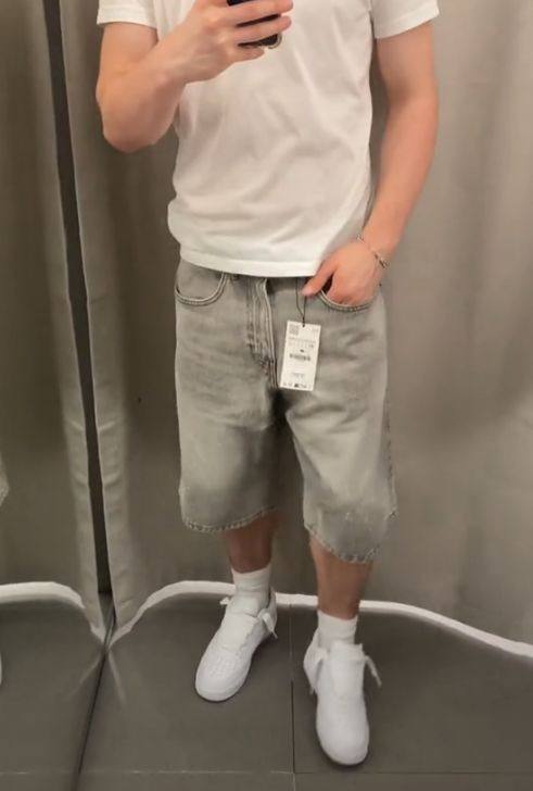 Short en jean Zara
