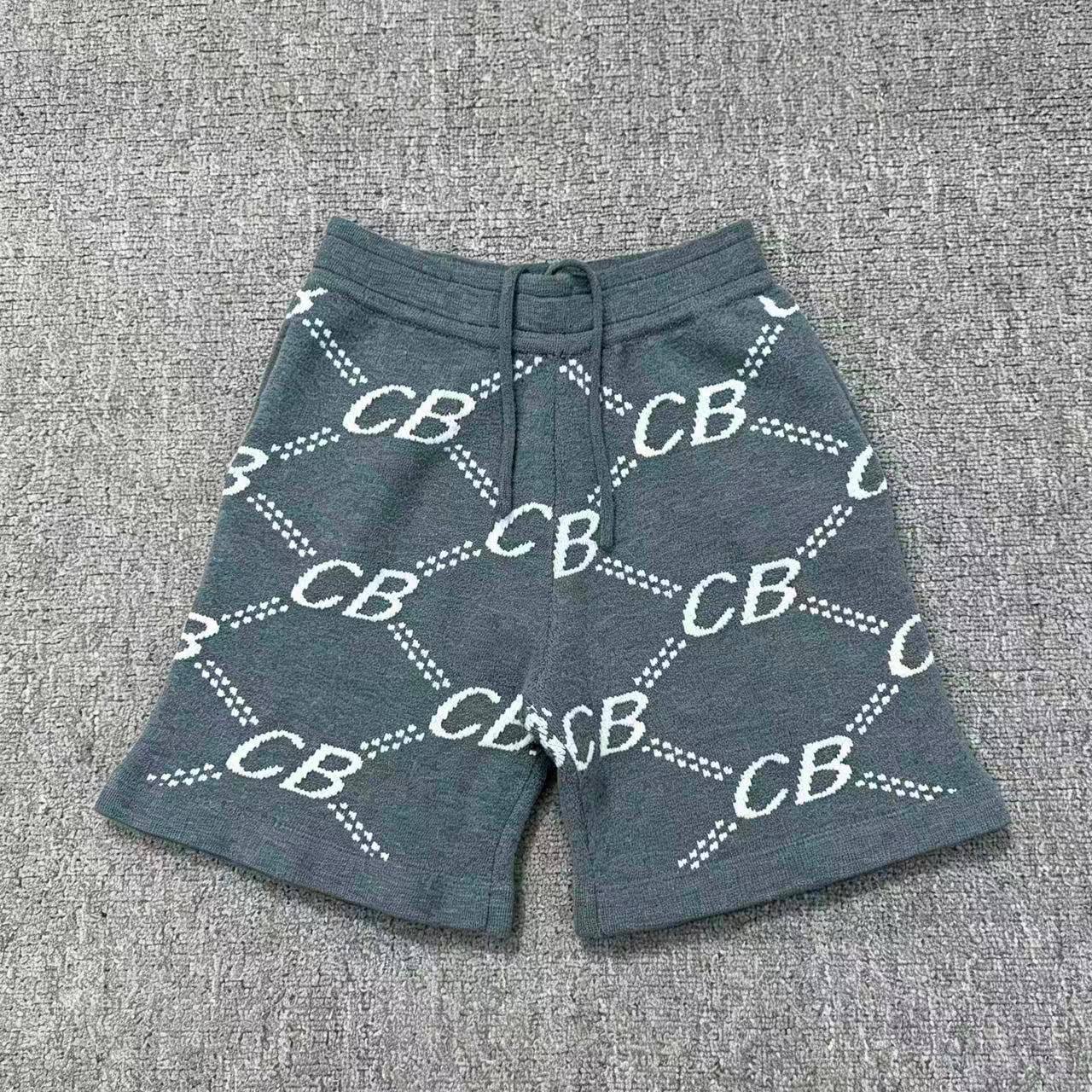 Short en maille Cole Buxton à motif monogramme