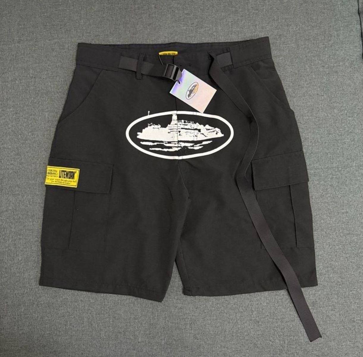 Short cargo Corteiz Litework noir