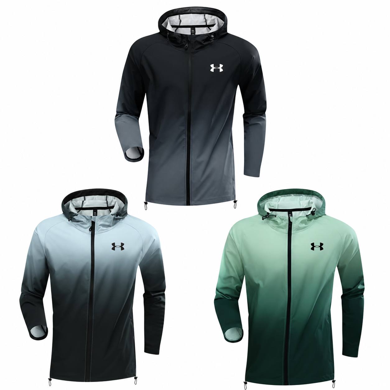 Vestes de running Under Armour à capuche dégradée