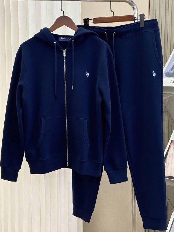 Survêtement à capuche Ralph Lauren bleu marine