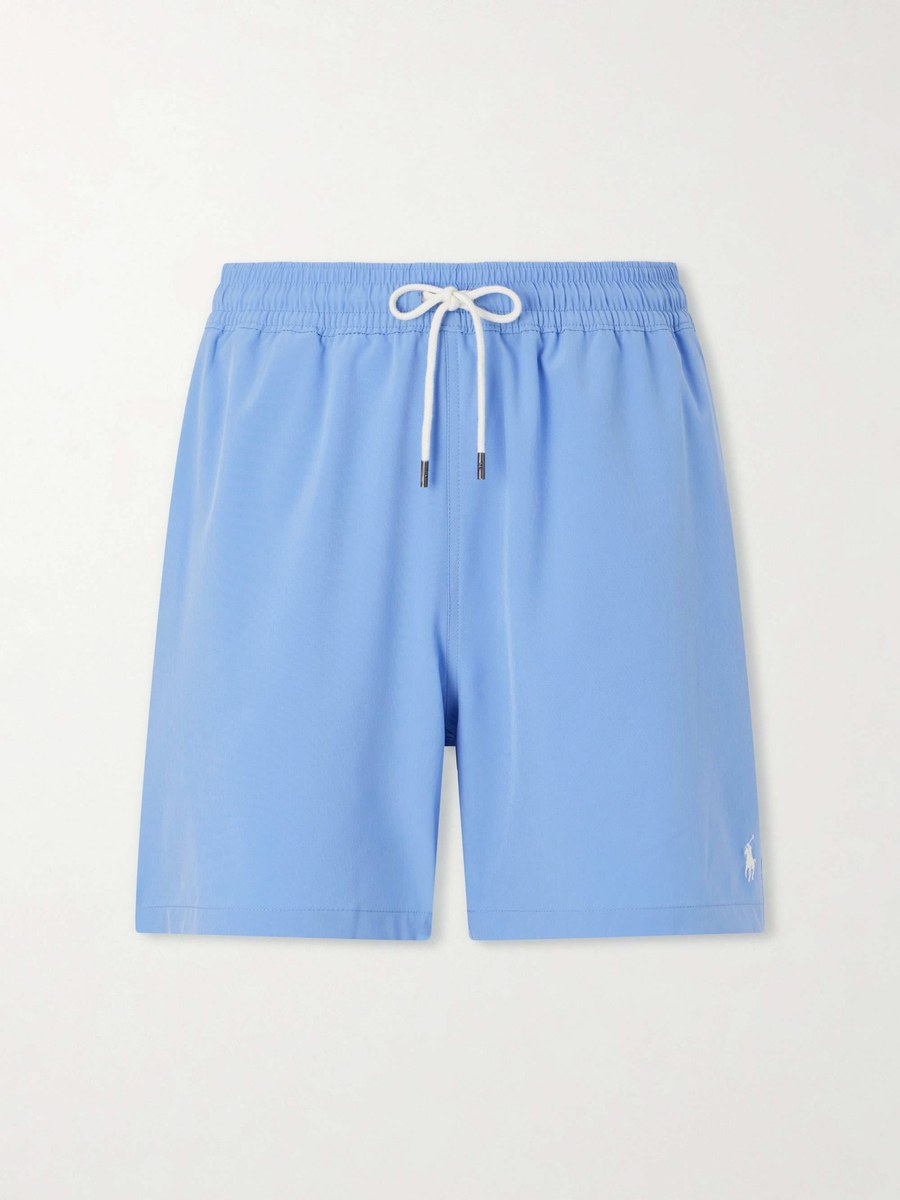 Short de bain Ralph Lauren bleu clair