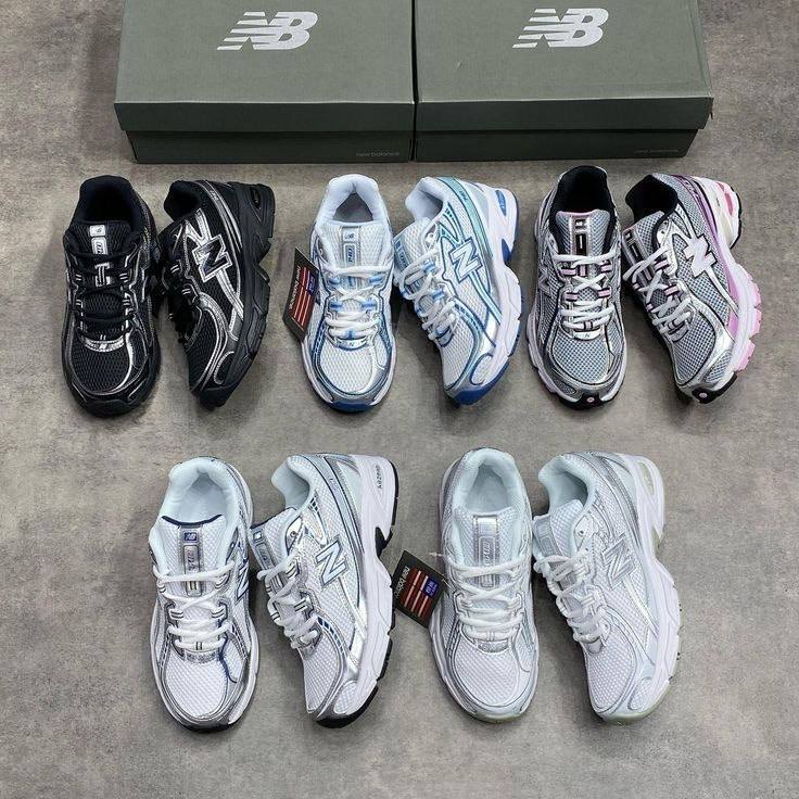 Baskets de running New Balance 740 métallisées