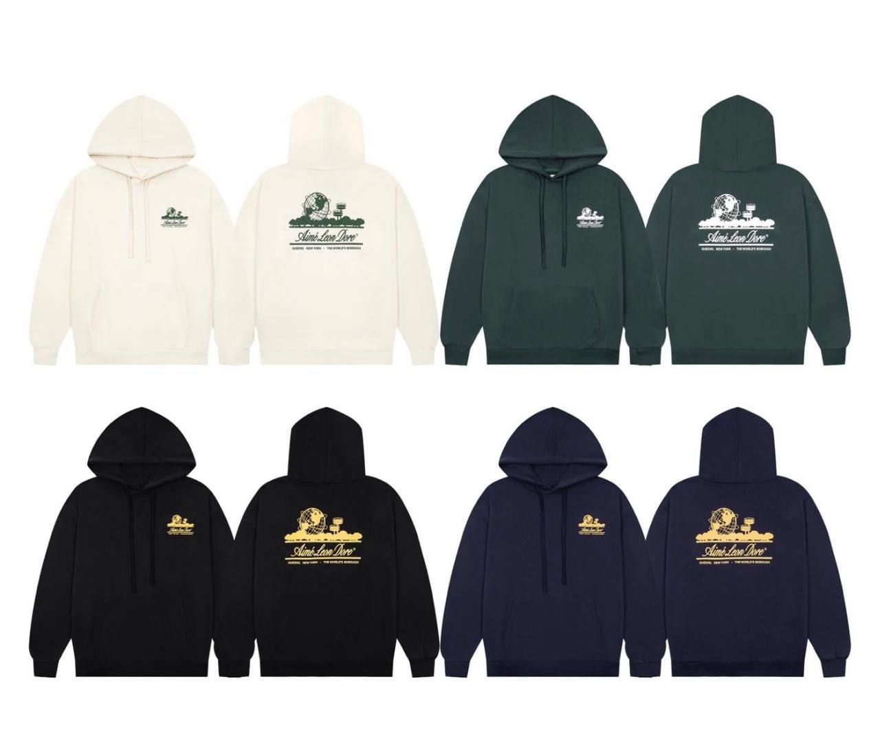 Sweats à capuche Aimé Leon Dore motif globe