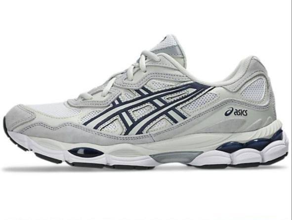 Baskets Asics Gel-NYC blanc et bleu marine